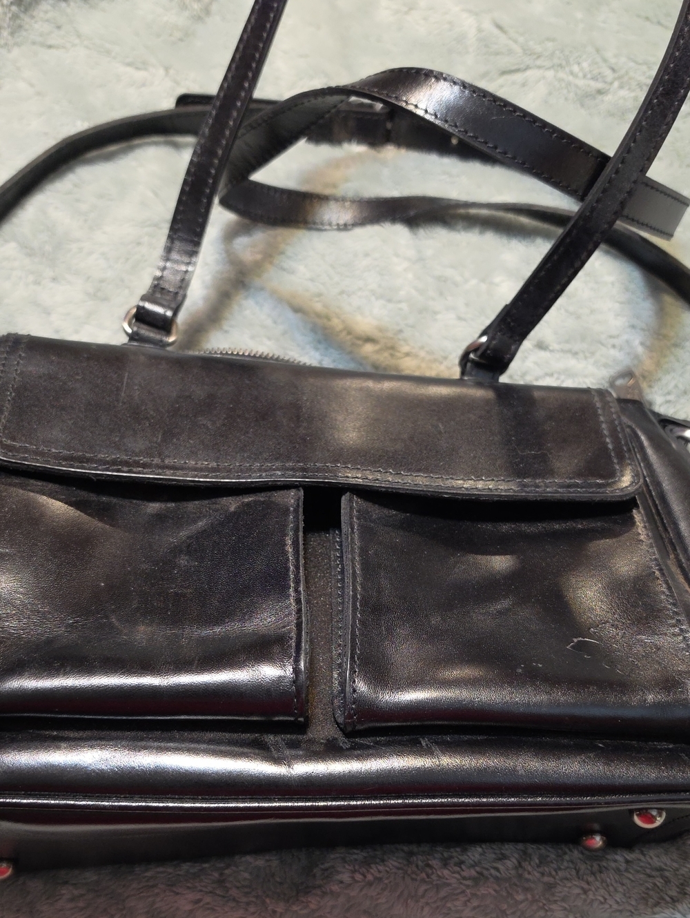 PATRICIA NASH Black Handbag With Shoulder Strap. NWT 9" X 13" X 4"